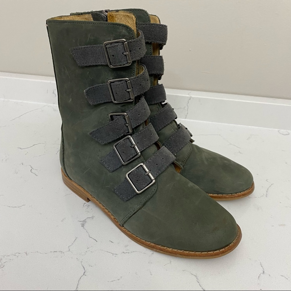 OluKai combat moto boots